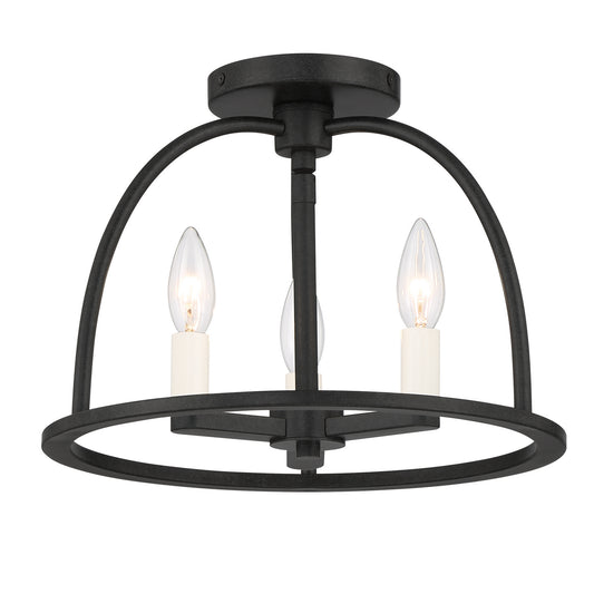 Abbott Semi-Flush Mount Ceiling Light by Crystorama