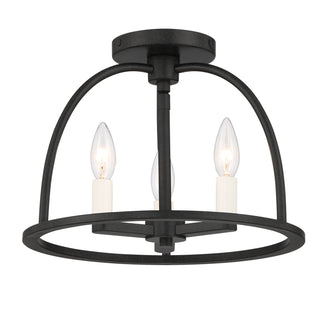 Abbott Semi Flush Mount Light by Crystorama