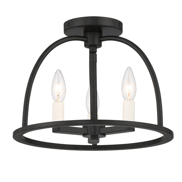 Abbott Semi Flush Mount Light by Crystorama