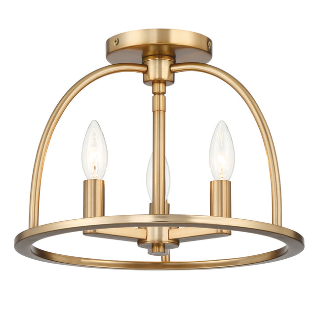 Abbott Semi Flush Mount Light by Crystorama