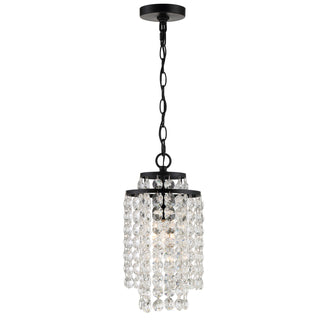 Buy matte-black Gabrielle Outdoor (Damp) Chandelier by Crystorama