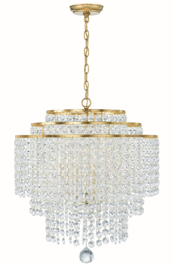 Gabrielle Outdoor (Damp) Chandelier by Crystorama