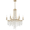 Gabrielle Outdoor (Damp) Chandelier by Crystorama
