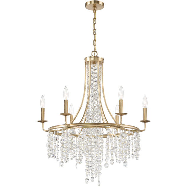 Gabrielle Outdoor (Damp) Chandelier by Crystorama