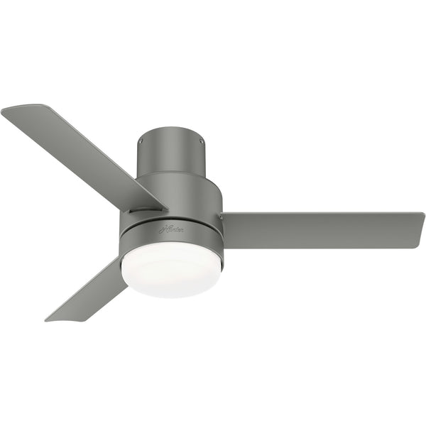 Gilmour Outdoor (Damp) Hugger Ceiling Fan with Light by Hunter