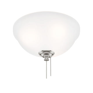 Buy with-cased-white-glass-and-white-shade Light Kit by Hunter