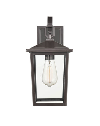 Buy powder-coated-bronze-with-clear-glass-and-clear-shade Fetterton Outdoor (Wet) Wall Lantern by Millennium