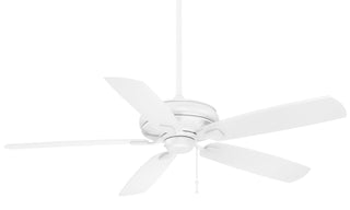 Buy flat-white-finish-with-flat-white-blades Sunseeker Outdoor (Wet) Ceiling Fan by Minka Aire