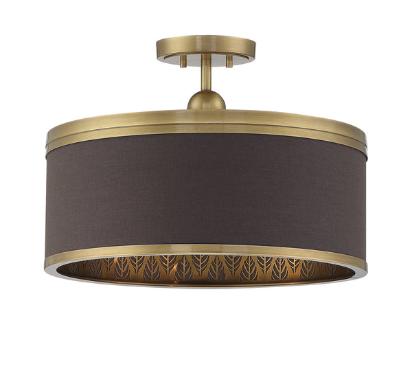 Splendour Outdoor (Damp) Semi-Flush Mount Ceiling Light by Metropolitan