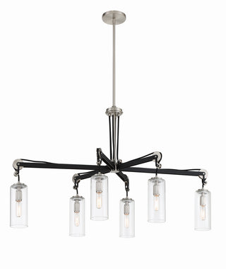Buy coal-w-brushed-nickel Pullman Junction Outdoor (Damp) Pendant by Minka-Lavery
