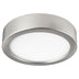 Satin Nickel and White Shade