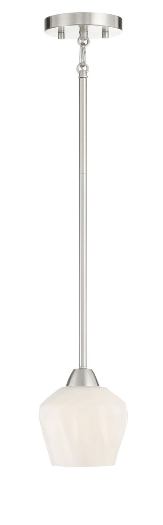 Buy brushed-nickel Camrin Outdoor (Damp) Pendant by Minka-Lavery