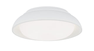 Buy sand-white-with-white-glass-and-white-shade Outdoor (Damp) Flush Mount Ceiling Light by Minka-Lavery