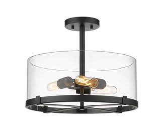 Callista Outdoor (Damp) Semi-Flush Mount Ceiling Light by Z-Lite