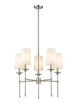 Buy brushed-nickel Emily Chandelier by Z-Lite