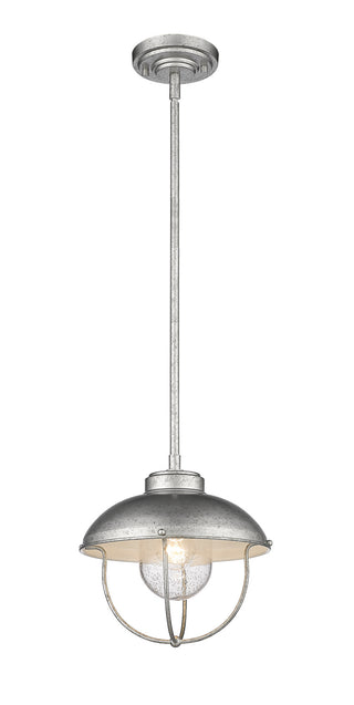 Buy galvanized-with-galvanized-glass Ansel Outdoor (Damp) Hanging Lanterns by Z-Lite