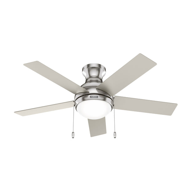 Aren Hugger Ceiling Fan with Light by Hunter