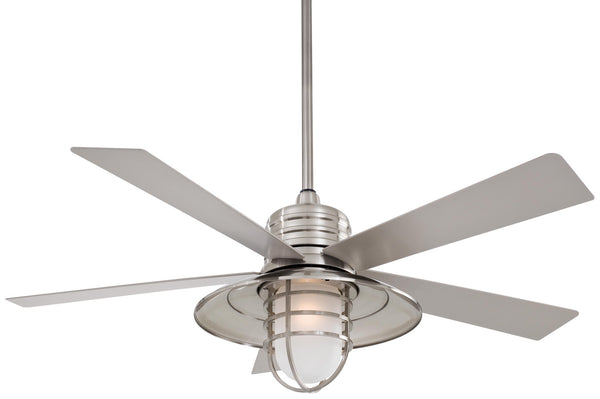 Rainman Outdoor (Wet) Ceiling Fan with Light by Minka Aire