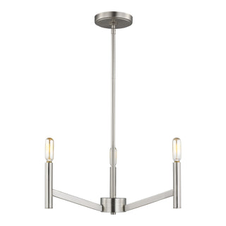 Buy brushed-nickel Vector Outdoor (Damp) Chandelier by Visual Comfort Studio