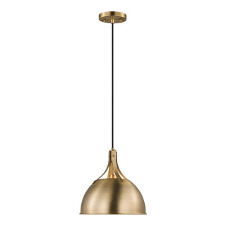 Buy satin-brass Rockland Outdoor (Damp) Pendant by Visual Comfort Studio