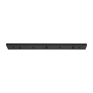 Buy midnight-black Multi-Port Canopy Outdoor (Damp) Steel Three Light Linear Canopy Accents by Generation Lighting