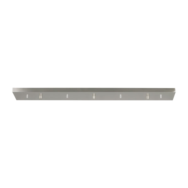 Multi-Port Canopy Outdoor (Damp) Steel Three Light Linear Canopy Accents by Generation Lighting