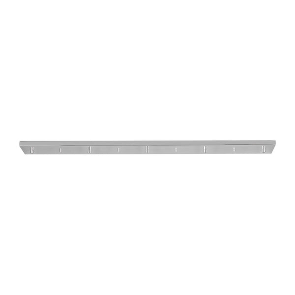 Multi-Port Canopy Outdoor (Damp) Steel Five Light Linear Canopy Accents by Generation Lighting
