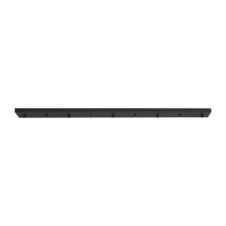 Buy midnight-black Multi-Port Canopy Outdoor (Damp) Steel Five Light Linear Canopy Accents by Generation Lighting