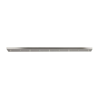 Buy brushed-nickel Multi-Port Canopy Outdoor (Damp) Steel Five Light Linear Canopy Accents by Generation Lighting