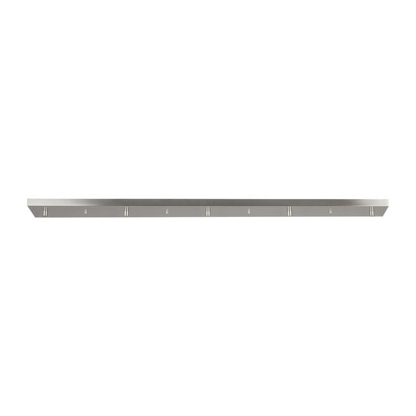 Multi-Port Canopy Outdoor (Damp) Steel Five Light Linear Canopy Accents by Generation Lighting