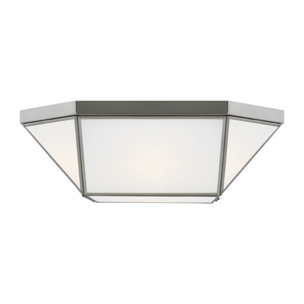 Morrison Outdoor (Damp) Flush Mount Ceiling Light by Visual Comfort Studio