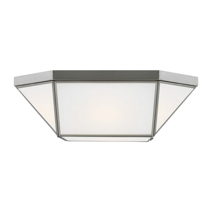 Morrison Outdoor (Damp) Flush Mount Ceiling Light by Visual Comfort Studio