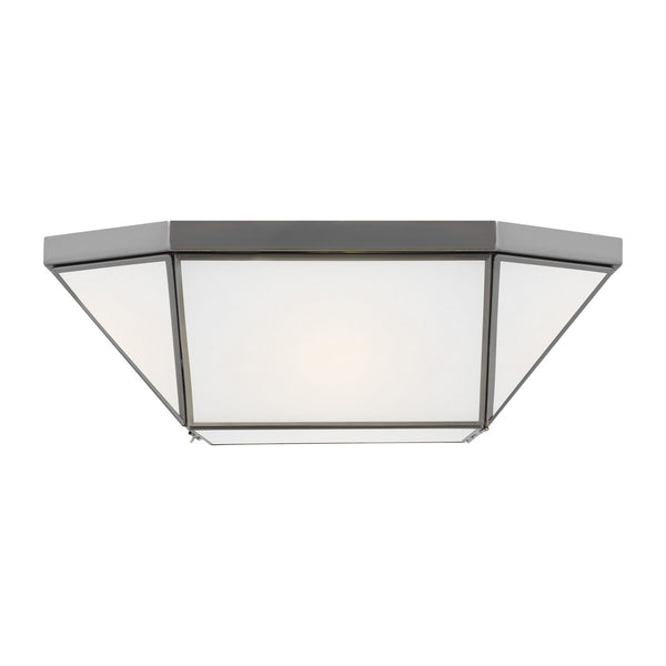 Morrison Outdoor (Damp) Flush Mount Ceiling Light by Visual Comfort Studio