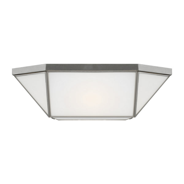 Morrison Outdoor (Damp) Flush Mount Ceiling Light by Visual Comfort Studio