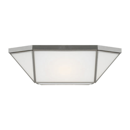 Morrison Outdoor (Damp) Flush Mount Ceiling Light by Visual Comfort Studio