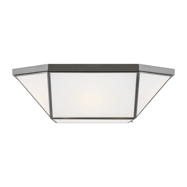Morrison Outdoor (Damp) Flush Mount Ceiling Light by Visual Comfort Studio
