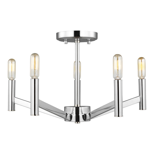 Vector Outdoor (Damp) Semi-Flush Mount Ceiling Light by Visual Comfort Studio