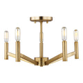 Vector Outdoor (Damp) Semi-Flush Mount Ceiling Light by Visual Comfort Studio