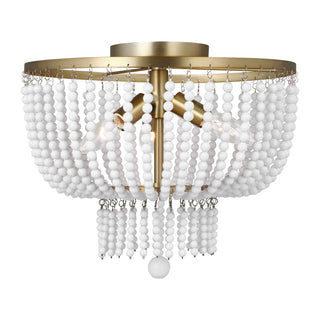 Jackie Outdoor (Damp) Semi-Flush Mount Ceiling Light by Visual Comfort Studio