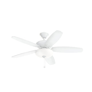 Buy matte-white-finish-with-matte-white-blades Renew Select Ceiling Fan with Light by Kichler
