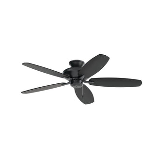 Buy satin-black-finish-with-satin-black-blades Renew Patio Outdoor (Damp) Ceiling Fan by Kichler