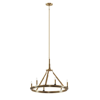 Buy brushed-natural-brass Emmala Chandelier by Kichler
