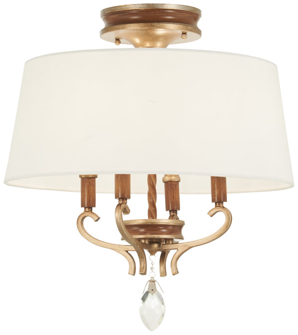 Magnolia Manor Outdoor (Damp) Semi-Flush Mount Ceiling Light by Metropolitan