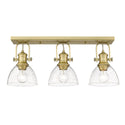 Hines Outdoor (Damp) Directional Semi-Flush Mount Light by Golden