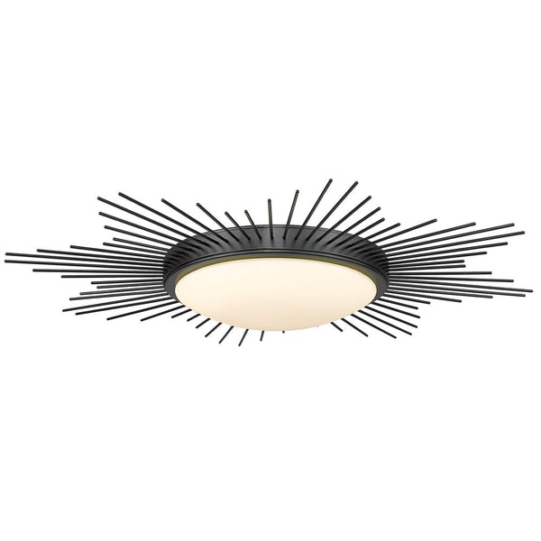 Kieran Outdoor (Damp) Flush Mount Ceiling Light by Golden
