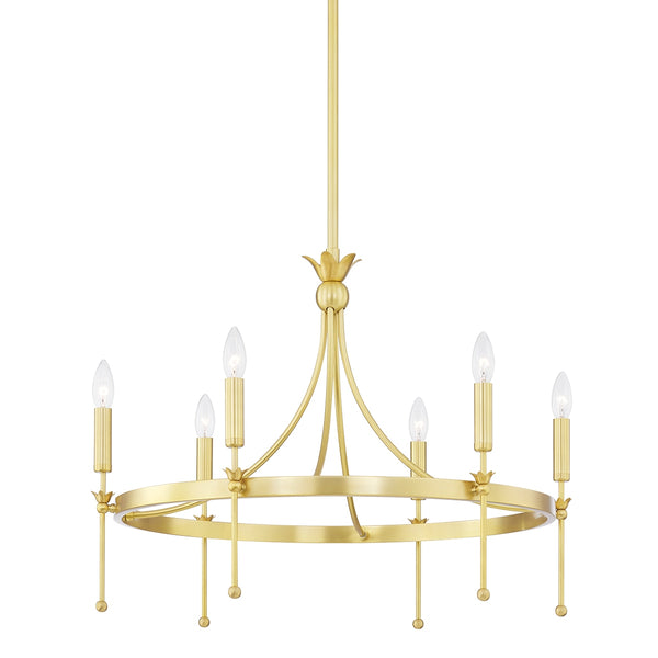 Gates Outdoor (Damp) Chandelier by Hudson Valley