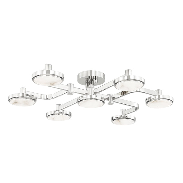 Meander Outdoor (Damp) Semi Flush Mount Ceiling Light by Hudson Valley