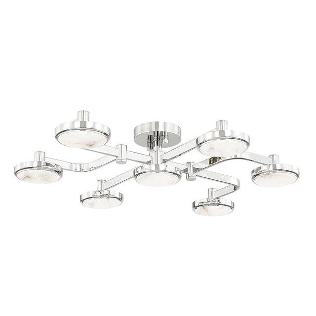 Meander Outdoor (Damp) Semi-Flush Mount Ceiling Light by Hudson Valley
