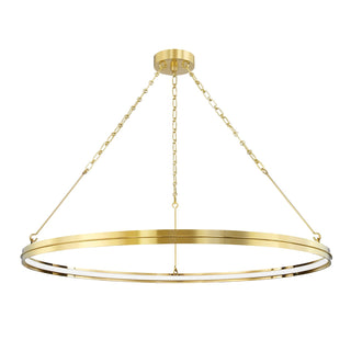 Buy aged-brass Rosendale Outdoor (Damp) Chandelier by Hudson Valley