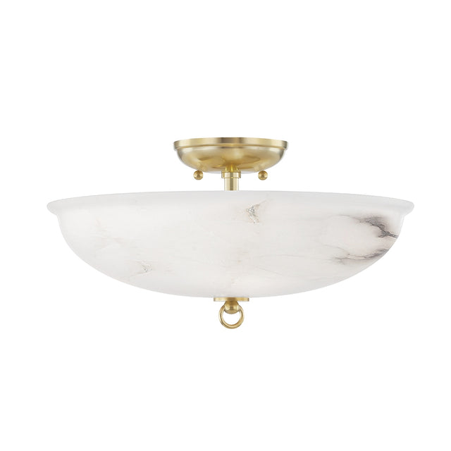 Somerset Outdoor (Damp) Semi-Flush Mount Ceiling Light by Hudson Valley